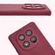 Silikonowe etui Bizon Soft Case do Xiaomi Redmi Note 14 Pro 4G ciemnofioletowe