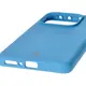 Silikonowe etui Bizon Soft Case do Xiaomi Redmi Note 14 5G niebieskie