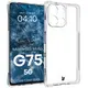 Etui + 2x folia na ekran Bizon Case Clear Pack do Motorola Moto G75 5G