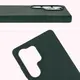 Silikonowe etui Bizon Soft Case do Samsung Galaxy S25 Ultra ciemnozielone