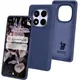 Silikonowe etui Bizon Soft Case do Xiaomi Redmi Note 14 Pro 5G / Poco X7 ciemnoniebieskie