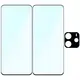 2x szkło na ekran + szkło na aparat Bizon Edge 2 Pack do Xiaomi Redmi Note 14 5G