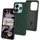 Silikonowe etui Bizon Soft Case do Xiaomi Redmi Note 14 5G ciemnozielone