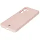 Silikonowe etui z pierścieniem magnetycznym Bizon Case Silicone Magnetic do Samsung Galaxy S25+ Plus / S24+ Plus jasnoróżowe