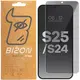 Prywatyzujące szkło hartowane Bizon Glass Clear Shadow do Samsung Galaxy S25 / S24 przyciemniane