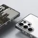 Etui Bizon Case Halo do Samsung Galaxy S25 Ultra przydymione-czarne