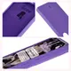 Silikonowe etui Bizon Soft Case do Samsung Galaxy S25 Ultra fioletowe