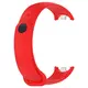 Silikonowy pasek Bizon Strap Watch Silicone do Xiaomi Smart Band 9 / 9 NFC / 8 czerwony