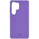 Silikonowe etui Bizon Soft Case do Samsung Galaxy S25 Ultra fioletowe