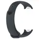 Silikonowy pasek Bizon Strap Watch Silicone do Xiaomi Smart Band 9 / 9 NFC / 8 ciemnoszary
