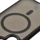 Etui z podstawką i pierścieniem magnetycznym Bizon Case Eclipse do Samsung Galaxy S25 Plus przydymione z czarną ramką