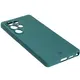 Silikonowe etui z pierścieniem magnetycznym Bizon Case Silicone Magnetic do Samsung Galaxy S25 Ultra ciemnozielone