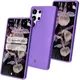 Silikonowe etui Bizon Soft Case do Samsung Galaxy S25 Ultra fioletowe