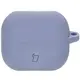 Silikonowe etui z karabińczykiem Bizon Case Headphone Silicone do Samsung Galaxy Buds 3 / 3 Pro szare