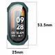 Etui ze szkłem do zegarka Bizon Case+Glass Watch do Xiaomi Smart Band 9 zielone