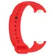 Silikonowy pasek Bizon Strap Watch Silicone do Xiaomi Smart Band 9 / 9 NFC / 8 czerwony