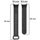 Pasek Bizon Strap Watch Dots do Xiaomi Mi Smart Band 8 czarny