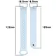 Silikonowy pasek Bizon Strap Watch Silicone do Xiaomi Smart Band 9 / 9 NFC / 8 jasnoniebieski