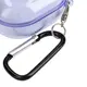 Etui Bizon Case Headphone Clear do Samsung Galaxy Buds Live / Pro / Buds2 / Buds2 Pro / Buds FE przezroczysto-fioletowe