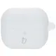 Silikonowe etui z karabińczykiem Bizon Case Headphone Silicone do Samsung Galaxy Buds 3 / 3 Pro białe