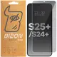 Prywatyzujące szkło hartowane Bizon Glass Clear Shadow do Samsung Galaxy S25 Plus / S24 Plus przyciemniane