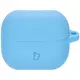 Silikonowe etui z karabińczykiem Bizon Case Headphone Silicone do Samsung Galaxy Buds 3 / 3 Pro niebieskie