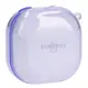 Etui Bizon Case Headphone Clear do Samsung Galaxy Buds Live / Pro / Buds2 / Buds2 Pro / Buds FE przezroczysto-fioletowe