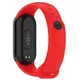 Silikonowy pasek Bizon Strap Watch Silicone do Xiaomi Smart Band 9 / 9 NFC / 8 czerwony