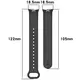 Silikonowy pasek Bizon Strap Watch Silicone do Xiaomi Smart Band 9 / 9 NFC / 8 ciemnoszary