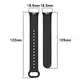 Silikonowy pasek Bizon Strap Watch Silicone do Xiaomi Smart Band 9 / 9 NFC / 8 czarny