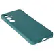 Silikonowe etui z pierścieniem magnetycznym Bizon Case Silicone Magnetic do Samsung Galaxy S25+ Plus / S24+ Plus ciemnozielone