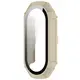 Etui ze szkłem do zegarka Bizon Case+Glass Watch do Xiaomi Smart Band 9 beżowe