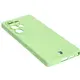 Silikonowe etui z pierścieniem magnetycznym Bizon Case Silicone Magnetic do Samsung Galaxy S25 Ultra jasnozielone