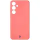 Silikonowe etui z pierścieniem magnetycznym Bizon Case Silicone Magnetic do Samsung Galaxy S25+ Plus / S24+ Plus brudnoróżowe