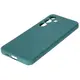 Silikonowe etui z pierścieniem magnetycznym Bizon Case Silicone Magnetic do Samsung Galaxy S25+ Plus / S24+ Plus ciemnozielone