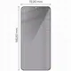 Prywatyzujące szkło hartowane Bizon Glass Edge Shadow do Samsung Galaxy S25 Plus / S24 Plus przyciemniane z czarną ramką
