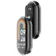 Etui z osłoną ekranu Bizon Case Watch Felipe do Xiaomi Mi Smart Band 8 przezroczyste