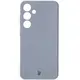 Silikonowe etui z pierścieniem magnetycznym Bizon Case Silicone Magnetic do Samsung Galaxy S25+ Plus / S24+ Plus szare