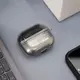Elastyczne etui z karabińczykiem Bizon Case Headphone Clear do Samsung Galaxy Buds 3/3 Pro przeźroczysto-czarne