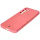 Silikonowe etui z pierścieniem magnetycznym Bizon Case Silicone Magnetic do Samsung Galaxy S25+ Plus / S24+ Plus brudnoróżowe