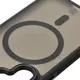 Etui z podstawką i pierścieniem magnetycznym Bizon Case Eclipse do Samsung Galaxy S25 przydymione z czarną ramką