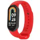 Silikonowy pasek Bizon Strap Watch Silicone do Xiaomi Smart Band 9 / 9 NFC / 8 czerwony