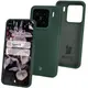 Silikonowe etui Bizon Soft Case do Xiaomi 15 ciemnozielone