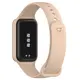Etui z paskiem Bizon Strap + Case Watch Dots do Xiaomi Redmi Smart Band 2 / Xiaomi Mi Band 8 Active jasnoróżowe
