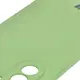 Silikonowe etui z pierścieniem magnetycznym Bizon Case Silicone Magnetic Sq do Samsung Galaxy A36 5G jasnozielone