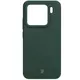 Silikonowe etui Bizon Soft Case do Xiaomi 15 ciemnozielone