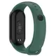 Silikonowy pasek Bizon Strap Watch Silicone do Xiaomi Smart Band 9 / 9 NFC / 8 ciemnozielony