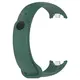 Silikonowy pasek Bizon Strap Watch Silicone do Xiaomi Smart Band 9 / 9 NFC / 8 ciemnozielony