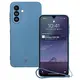 Silikonowe etui z pierścieniem magnetycznym Bizon Case Silicone Magnetic Sq do Samsung Galaxy A26 5G granatowe