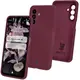 Silikonowe etui Bizon Soft Case do Samsung Galaxy A26 5G ciemnofioletowe